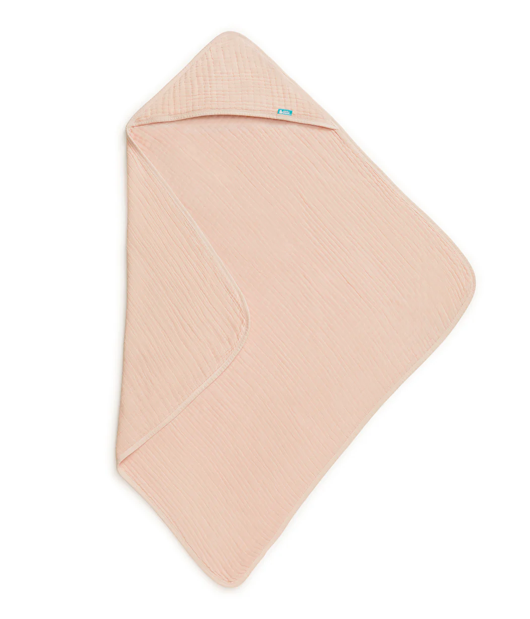 Hooded Towel Muslin Blush - Image 2