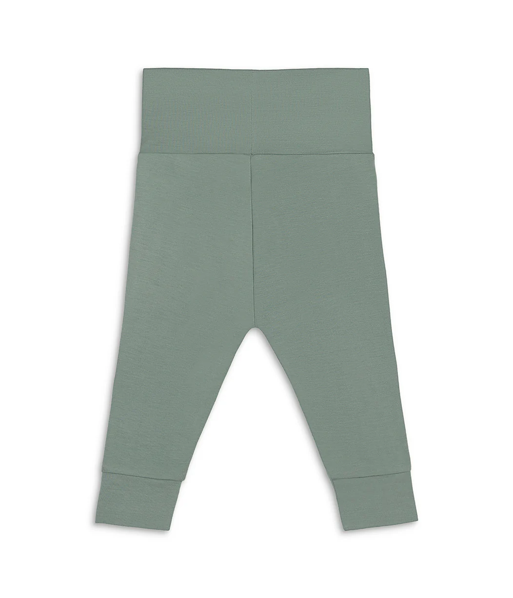 Leggings Snug Fit Viscose from Bamboo Deep Olive - Image 3