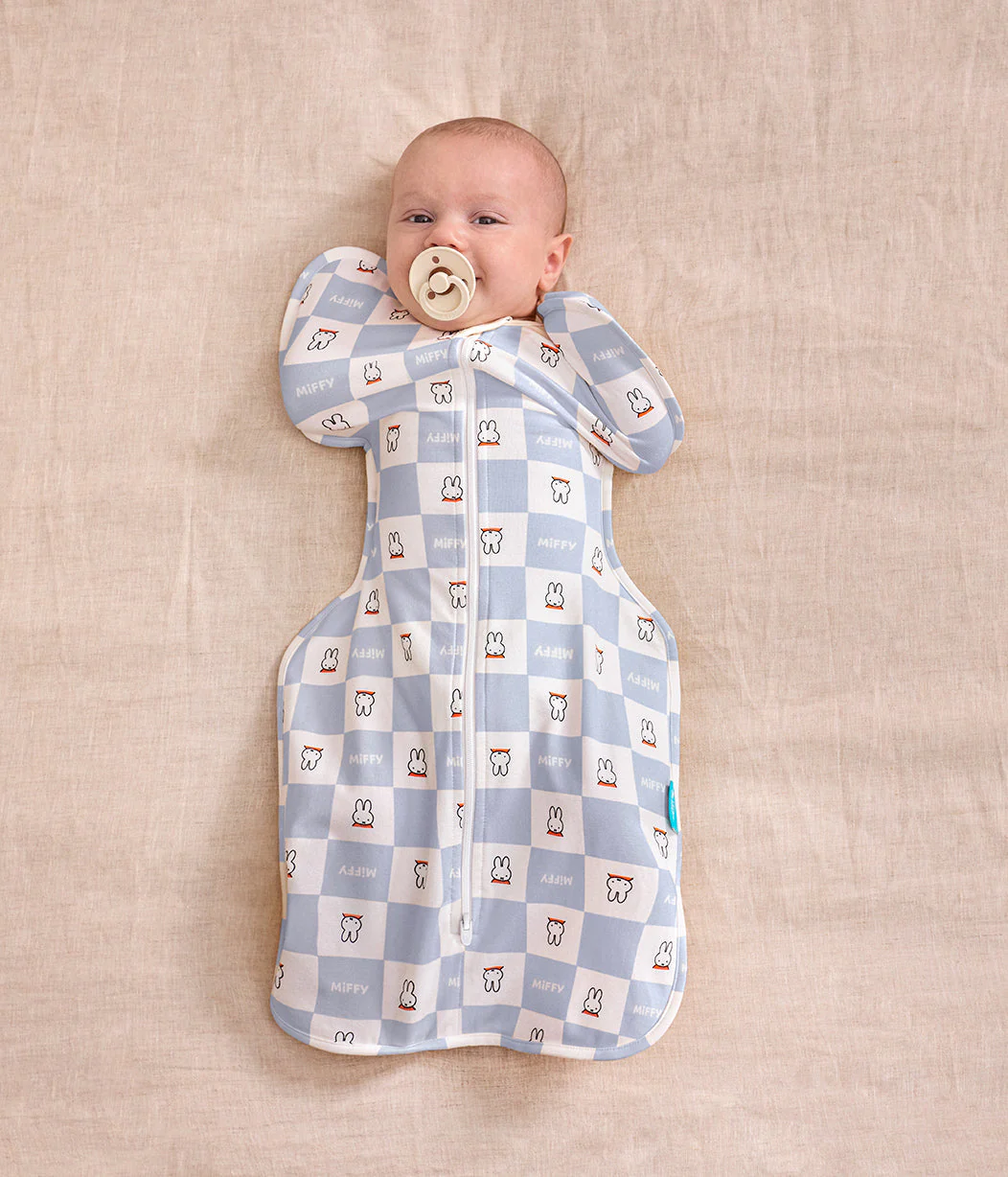 Miffy Swaddle Up Starter Bundle | 1.0 TOG | Birch 2 | Blue Miffy Checker - Image 4