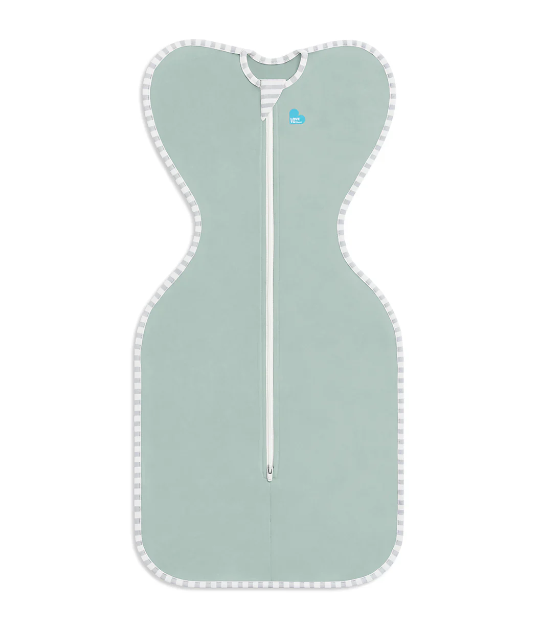 Newborn Essentials Bundle | Swaddle Up 0.2 TOG | Bib | Wash Cloth | Burp Cloth | Hooded Towel | Olive - Image 3