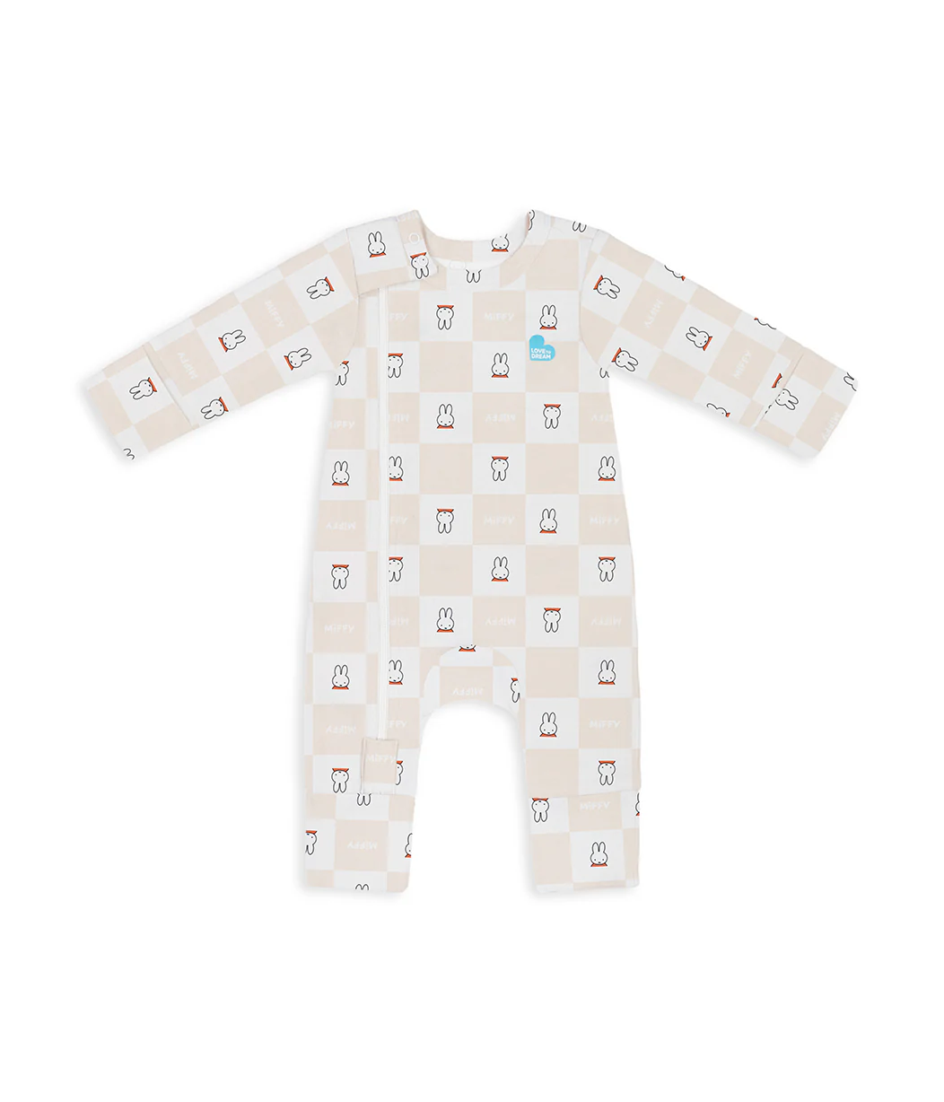 Romper Snug Fit Viscose from Bamboo Birch Miffy Checker - Image 2