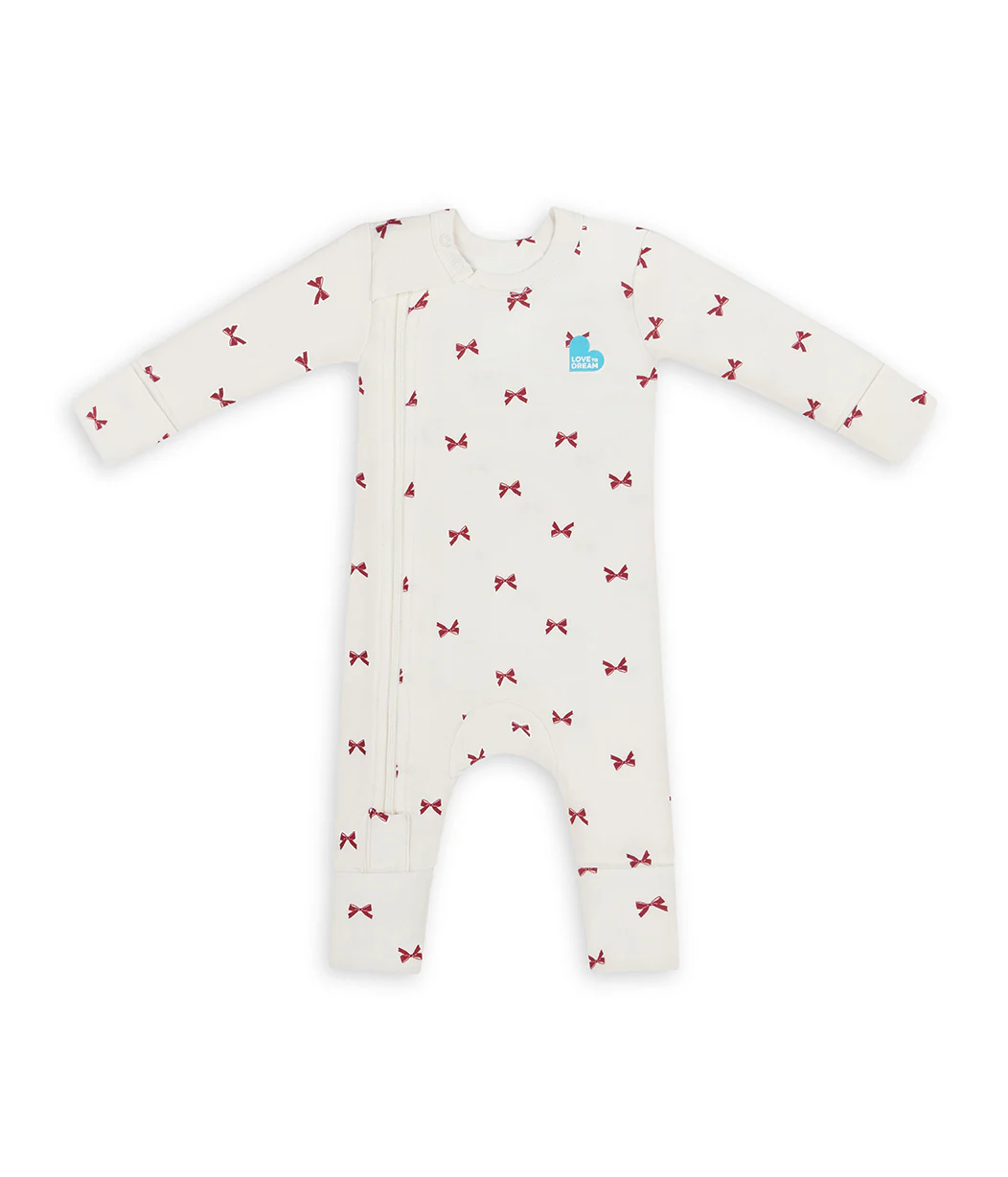 Romper Snug Fit Viscose from Bamboo Cream Bows - Image 2