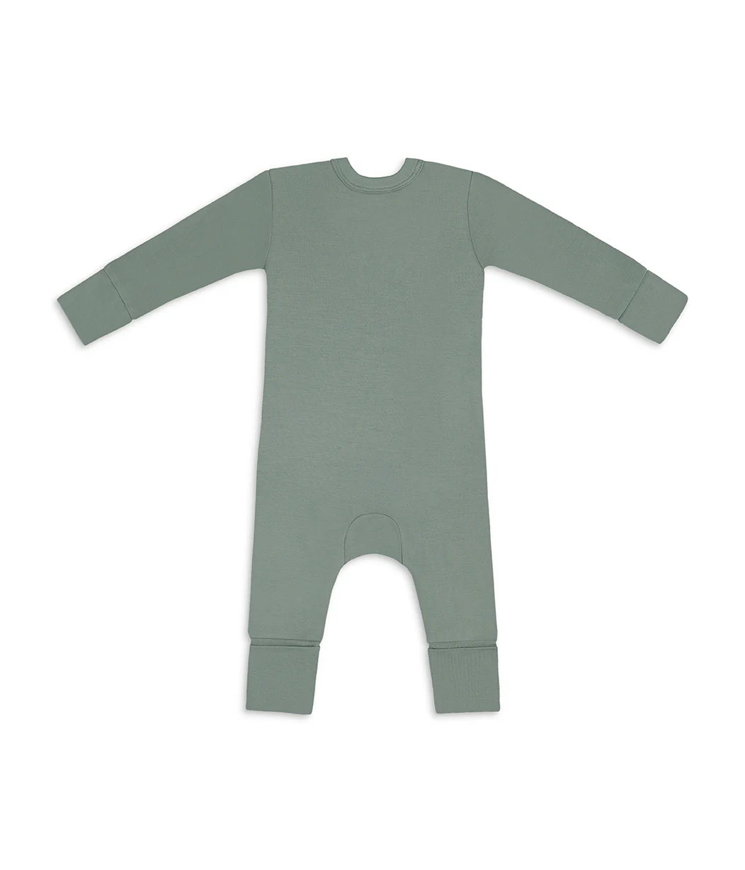 Romper Snug Fit Viscose from Bamboo Deep Olive - Image 3