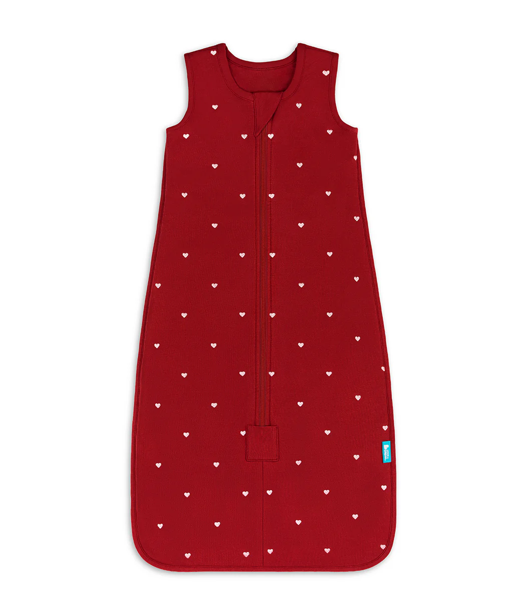 Sleep Bag Bundle | 1.5 TOG | Maroon Hearts | Buff Twinkle | Oatmeal - Image 3