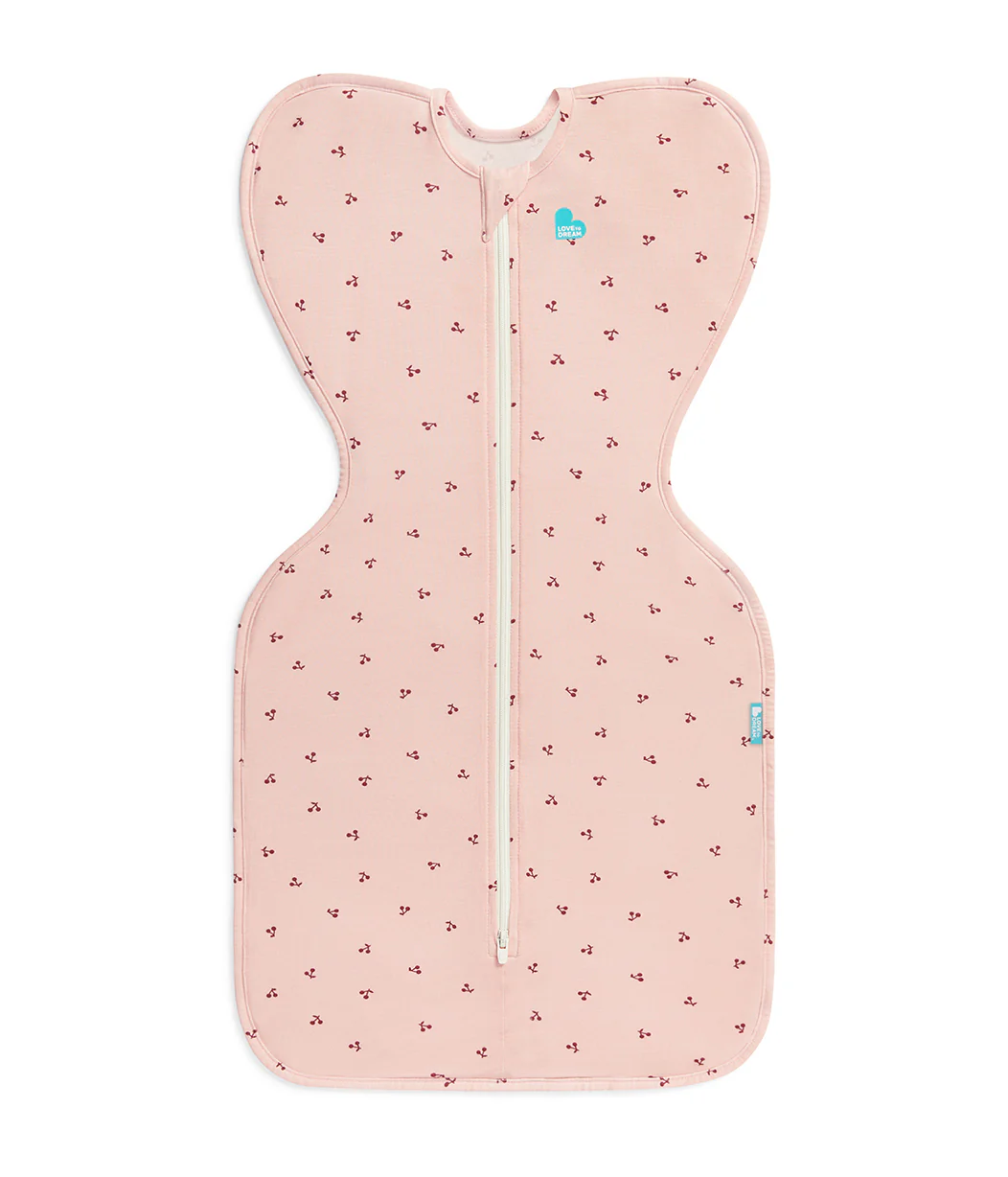 Sleep Machine Swaddle Up Starter Bundle 0.2 | 1.0 TOG | Blush | Blush Cherries - Image 5