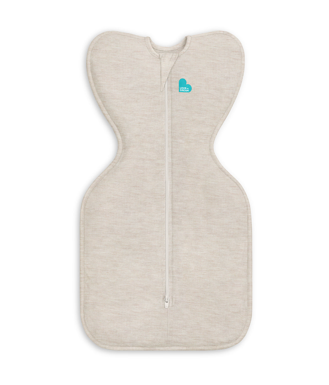 Sleep Machine Swaddle Up Starter Bundle | 1.0 TOG | White Cloud Bunnies | Oatmeal - Image 5