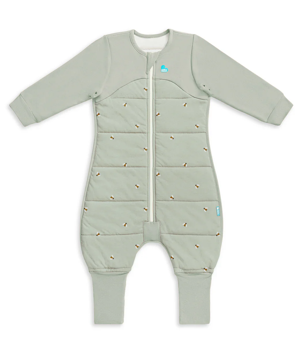 Sleep Suit Bundle 2.5 | 3.5 TOG | Olive Bees | Oat Bees | Forest Star - Image 3