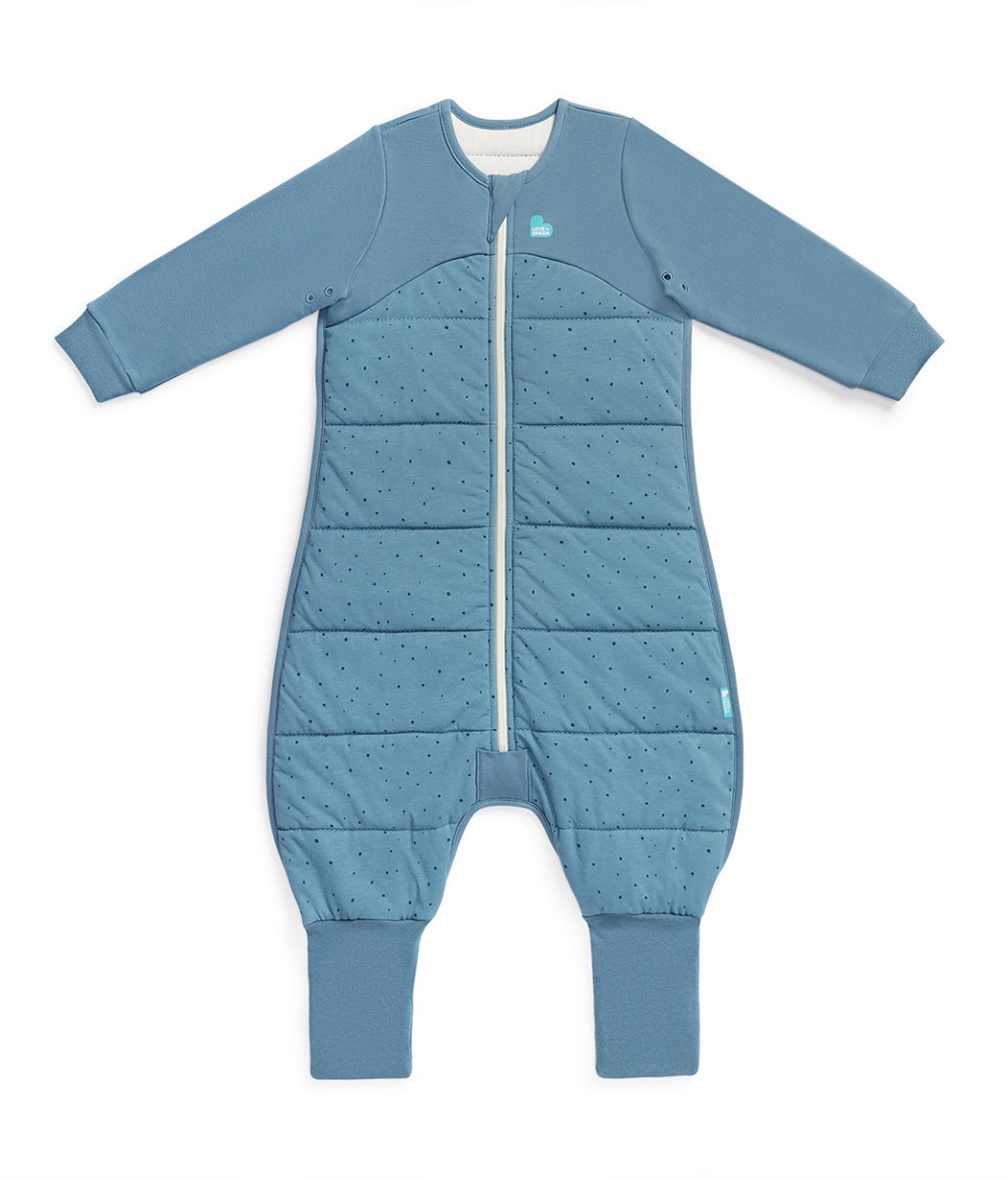 Sleep Suit Bundle | 2.5 TOG | Storm Blue Pebbles | Olive Bees | Oatmeal Bees - Image 3