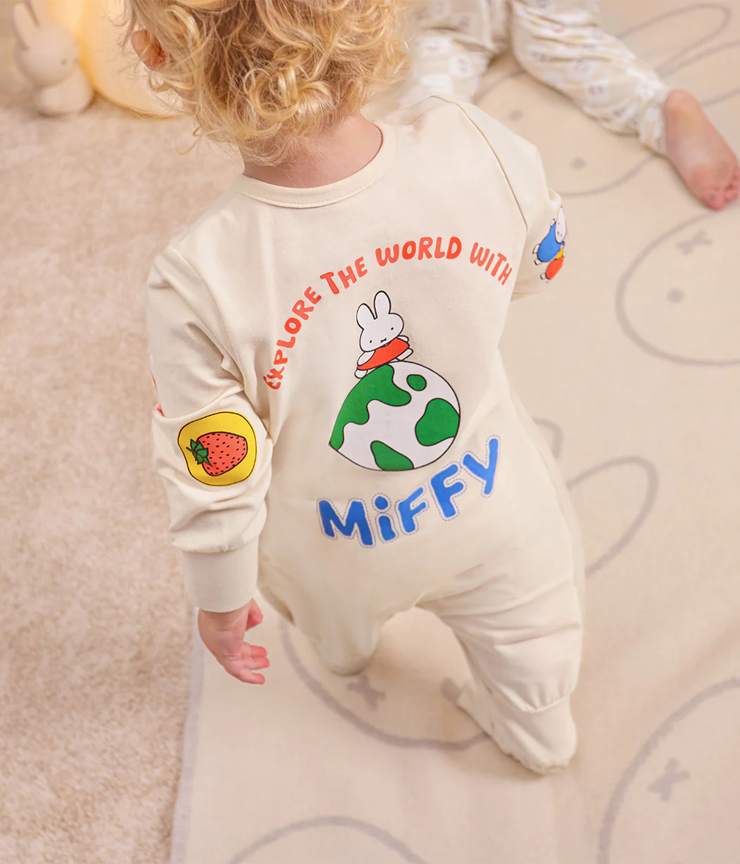 Sleep Suit Long Sleeve 1.0 TOG Cotton Birch Miffy Placement - Image 6