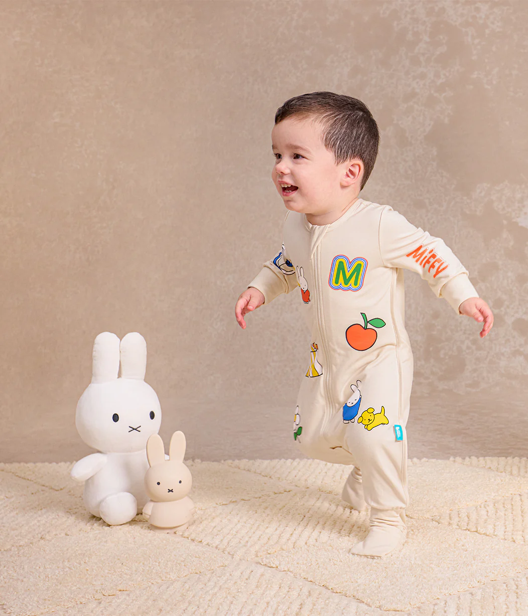 Sleep Suit Long Sleeve 1.0 TOG Cotton Birch Miffy Placement - Image 7