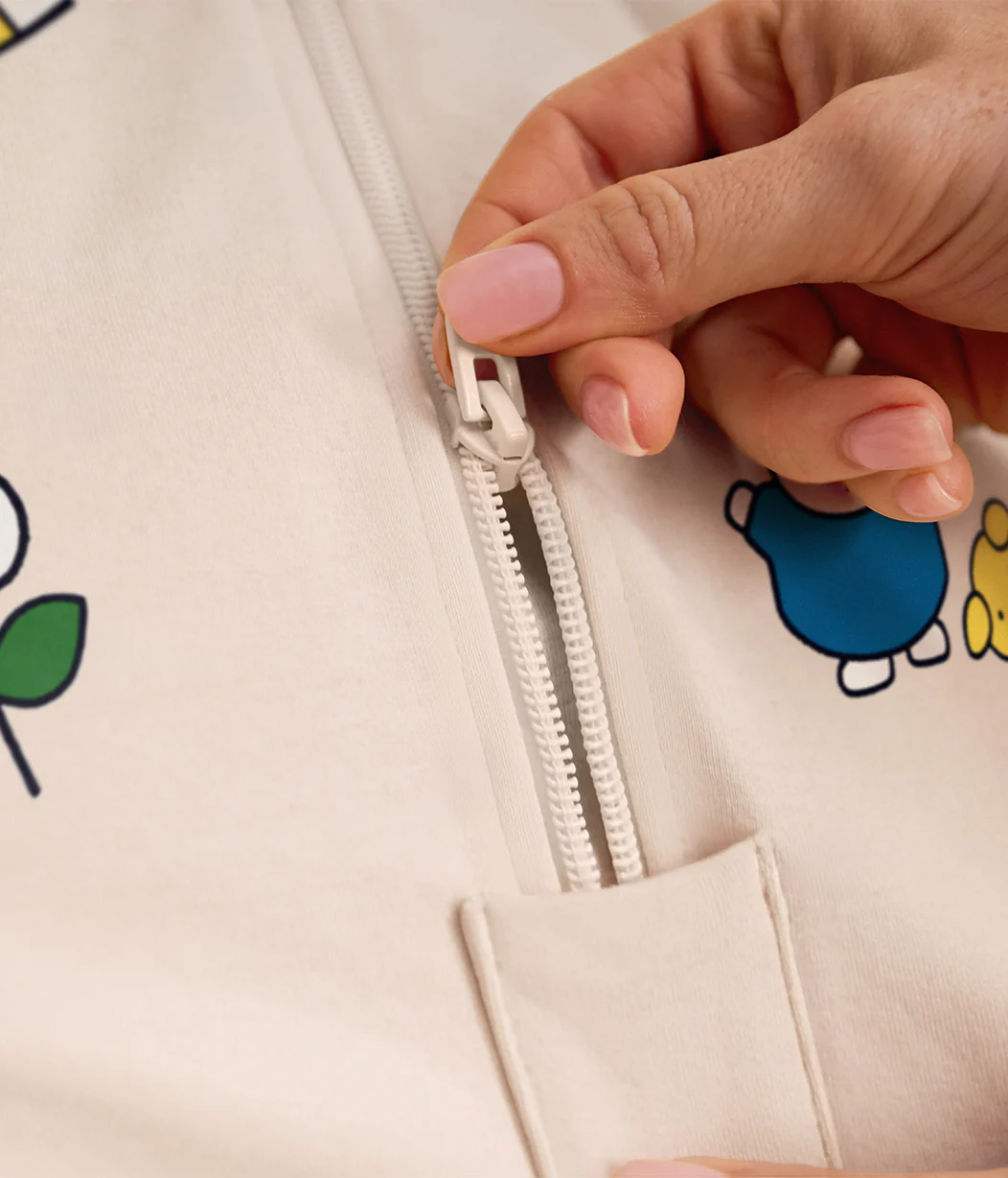 Sleep Suit Long Sleeve 1.0 TOG Cotton Birch Miffy Placement - Image 9