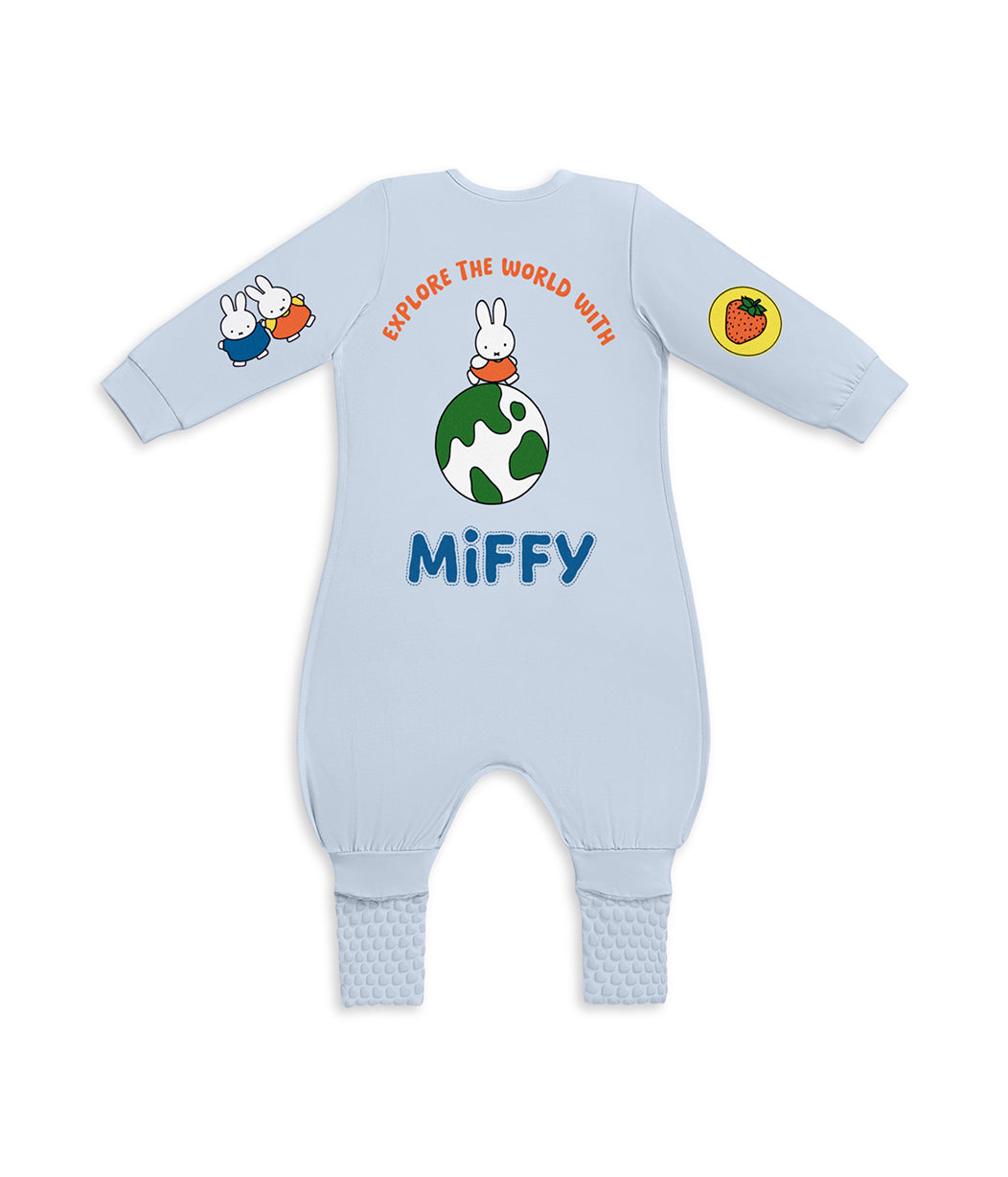 Sleep Suit Long Sleeve 1.0 TOG Cotton Blue Miffy Placement - Image 3