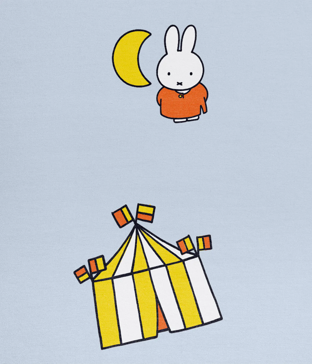 Sleep Suit Long Sleeve 1.0 TOG Cotton Blue Miffy Placement - Image 4