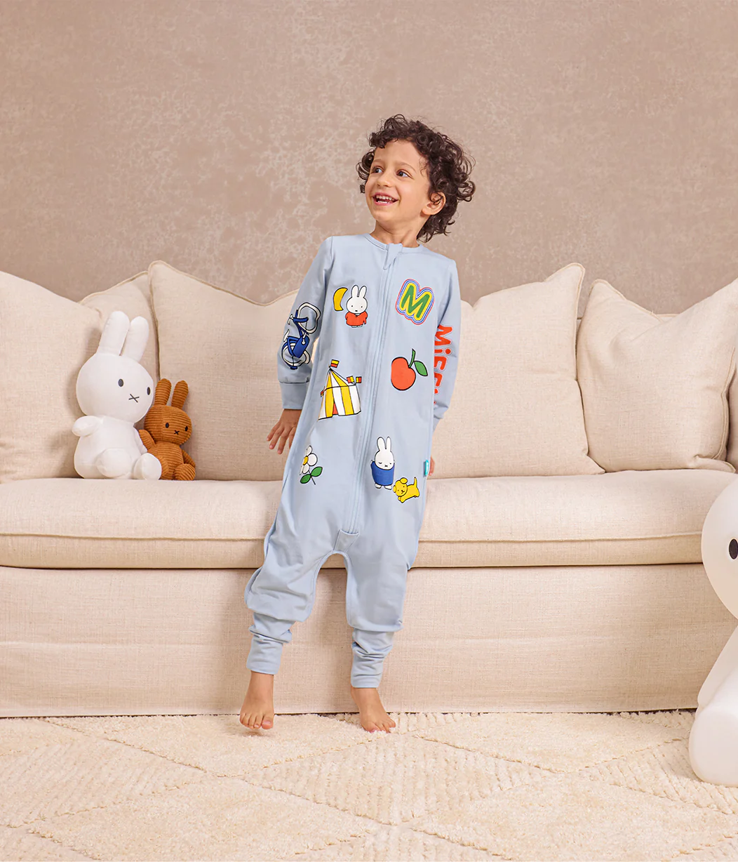 Sleep Suit Long Sleeve 1.0 TOG Cotton Blue Miffy Placement - Image 5
