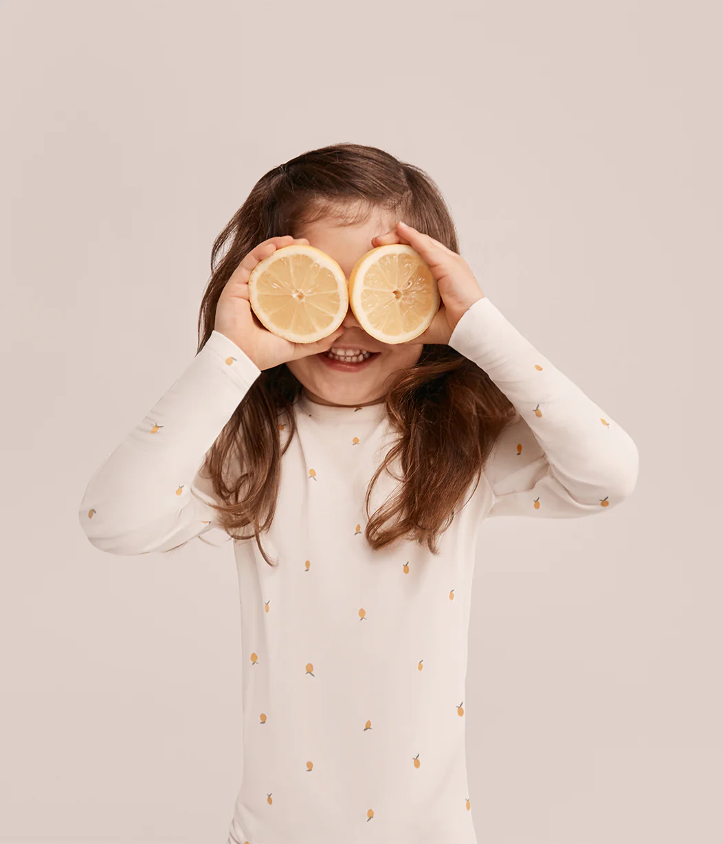 Sleep Suit & Pajama Bundle | 1.0 TOG | Houndstooth | Lemons - Image 4