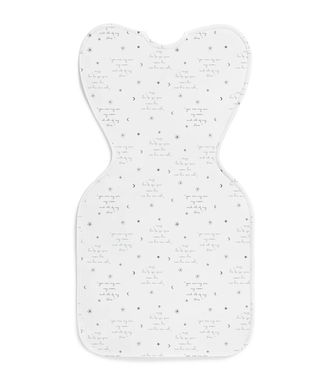 Swaddle Up™ 0.2 TOG Cotton White You Are My - Image 4