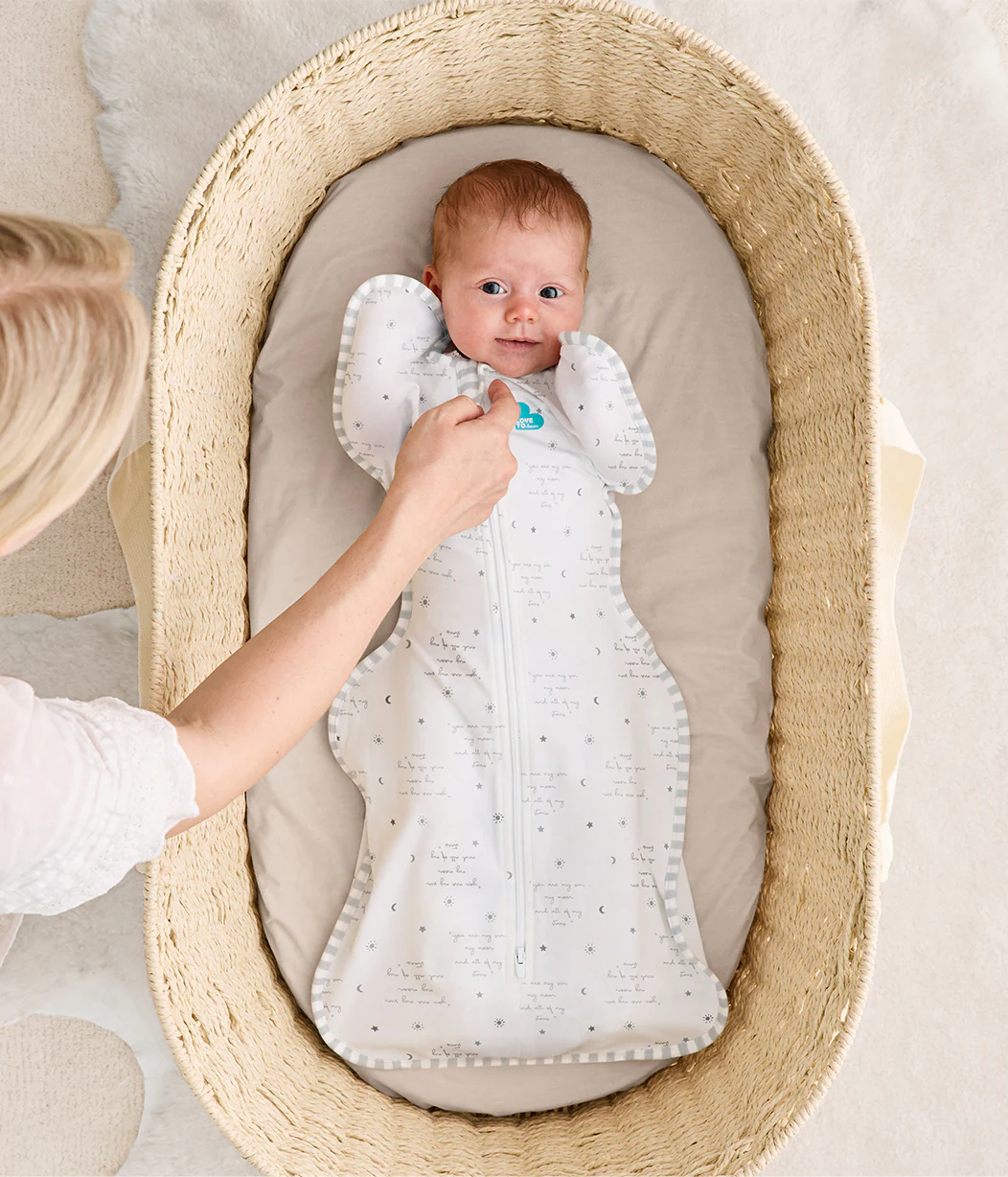 Swaddle Up™ 0.2 TOG Cotton White You Are My - Image 6
