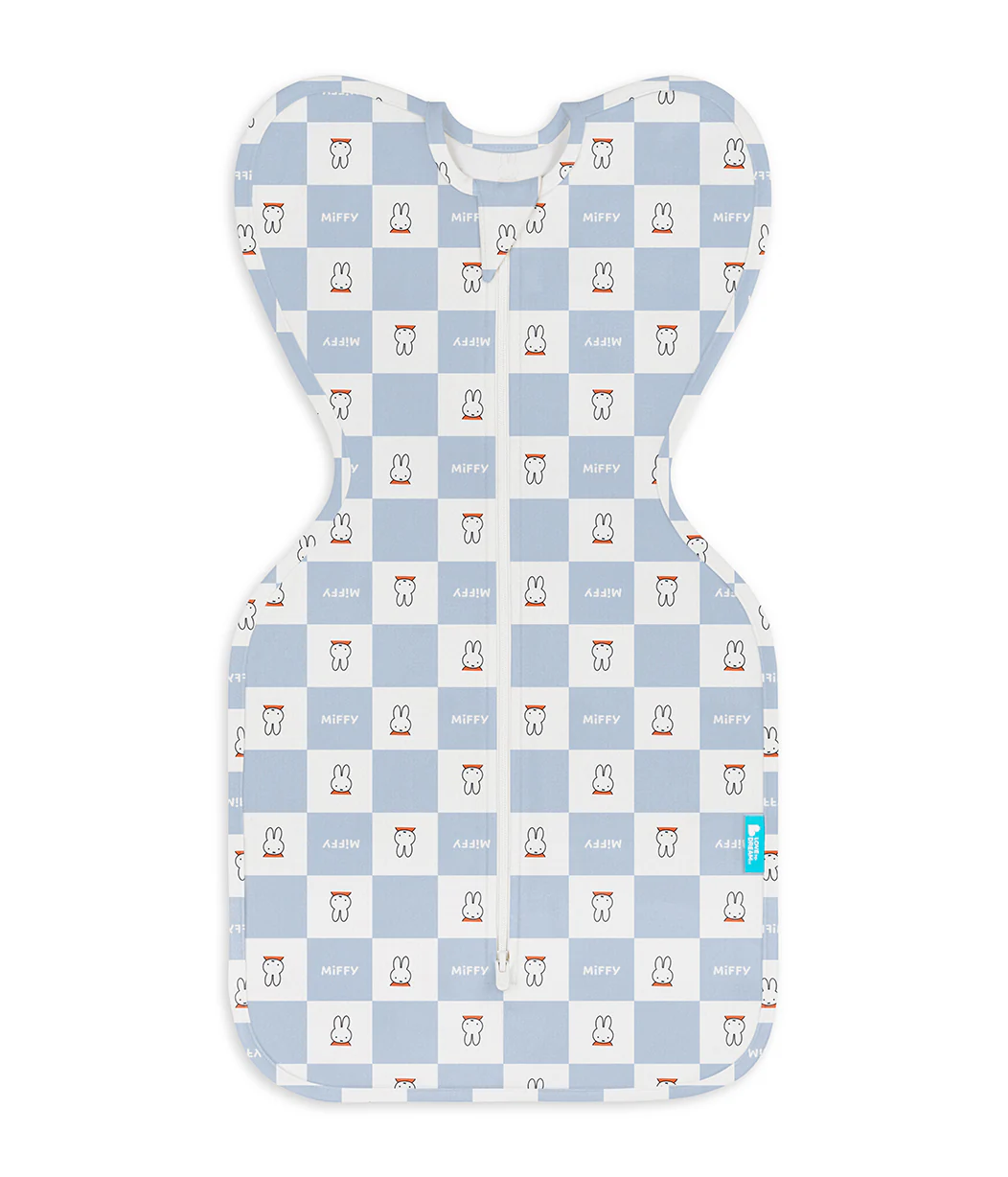 Swaddle Up™ 1.0 TOG Cotton Blue Miffy Checker - Image 2
