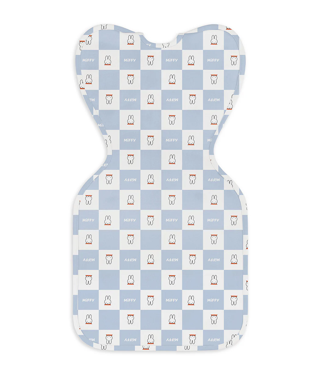 Swaddle Up™ 1.0 TOG Cotton Blue Miffy Checker - Image 3