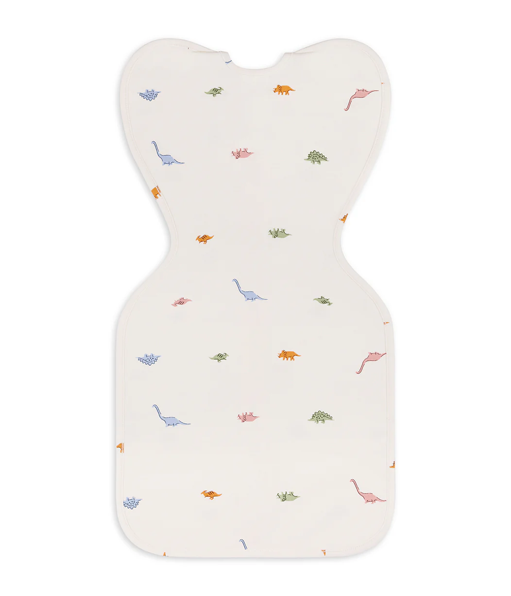 Swaddle Up™ 1.0 TOG Cotton Cream Dino Snore - Image 3