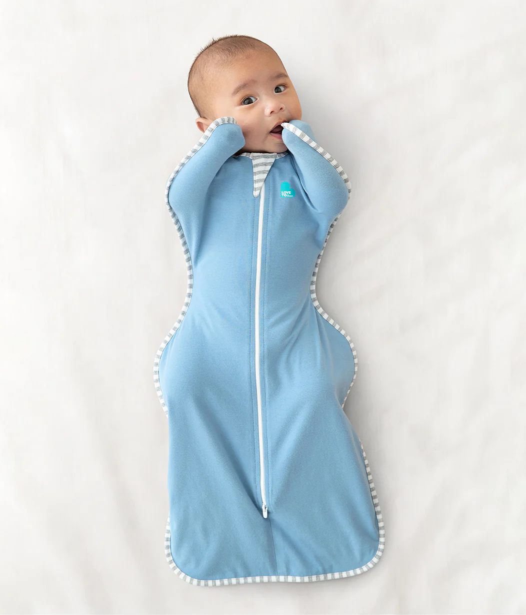 Swaddle Up™ 1.0 TOG Cotton Dusty Blue - Image 3