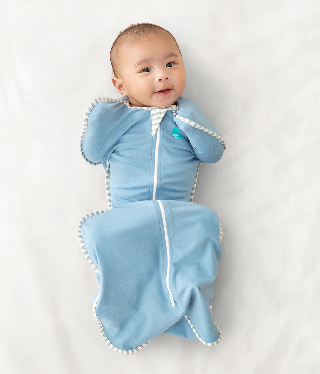 Swaddle Up™ 1.0 TOG Cotton Dusty Blue - Image 4