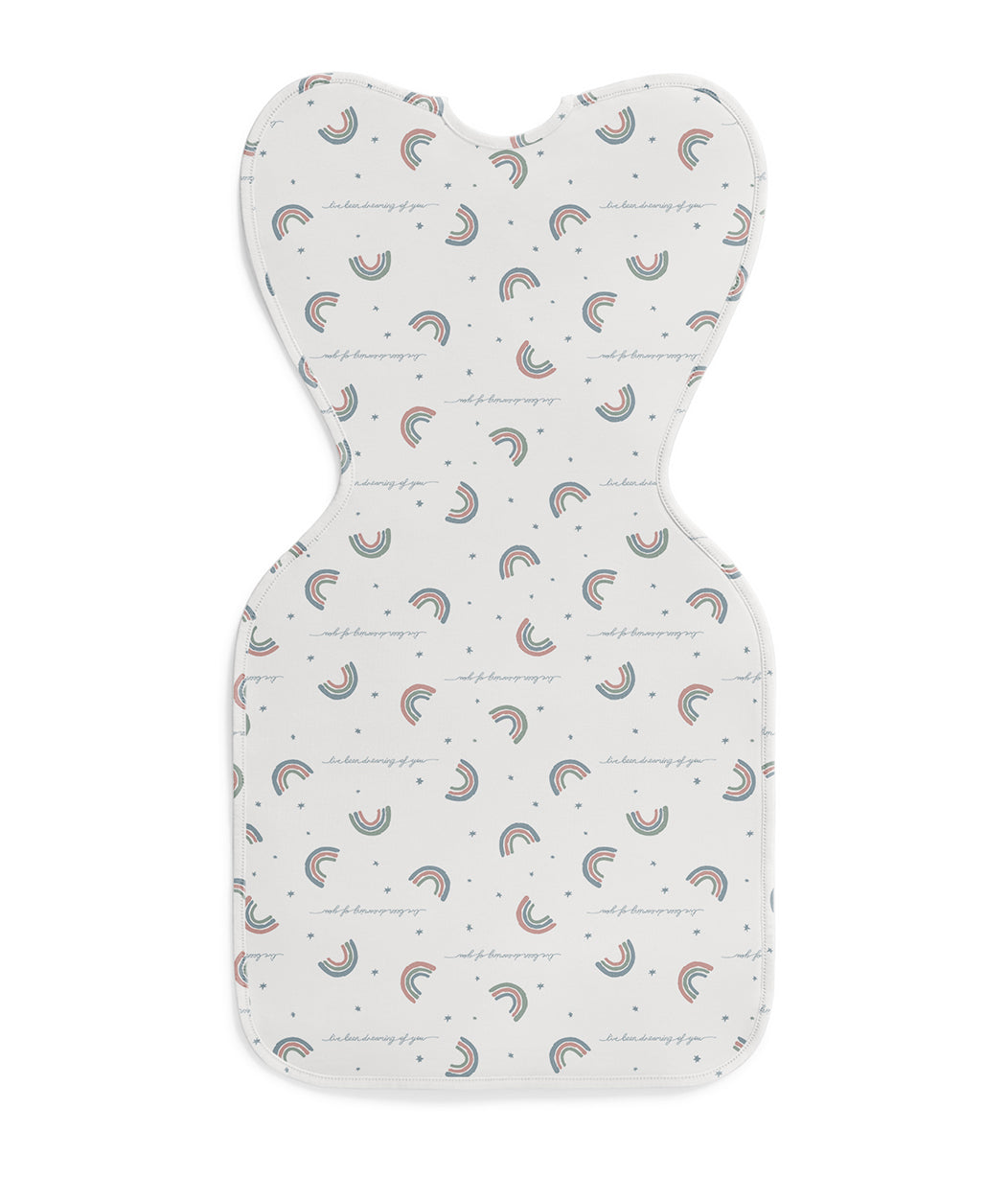 Swaddle Up™ 1.0 TOG Cotton White Rainbow Dream - Image 3