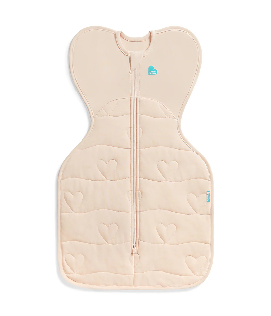 Swaddle Up™ 3.5 TOG Cotton Blush Heart Quilting - Image 2