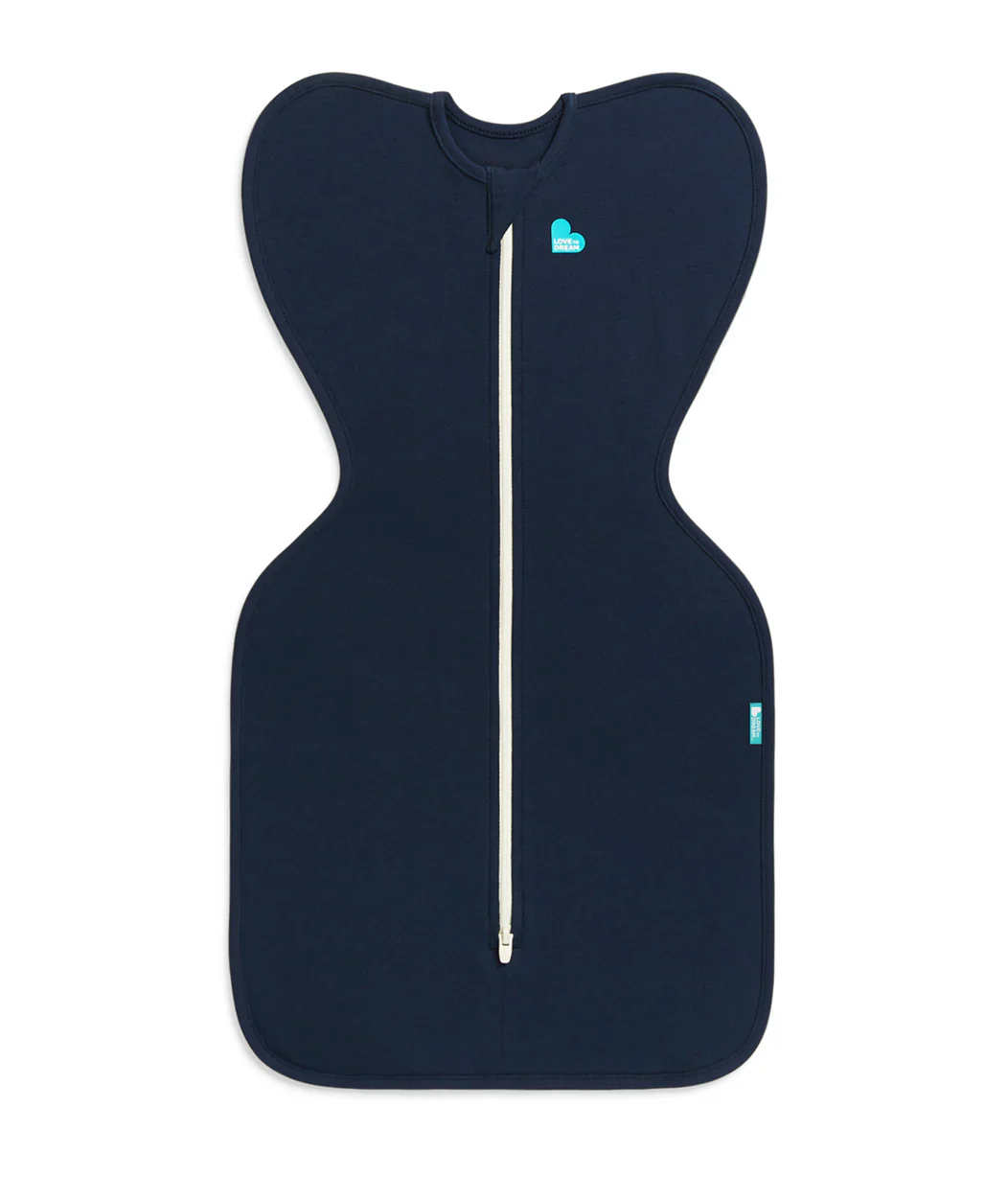 Swaddle Up & Romper Bundle | 1.0 TOG | Bamboo | Navy | Cream Dino Snore - Image 3
