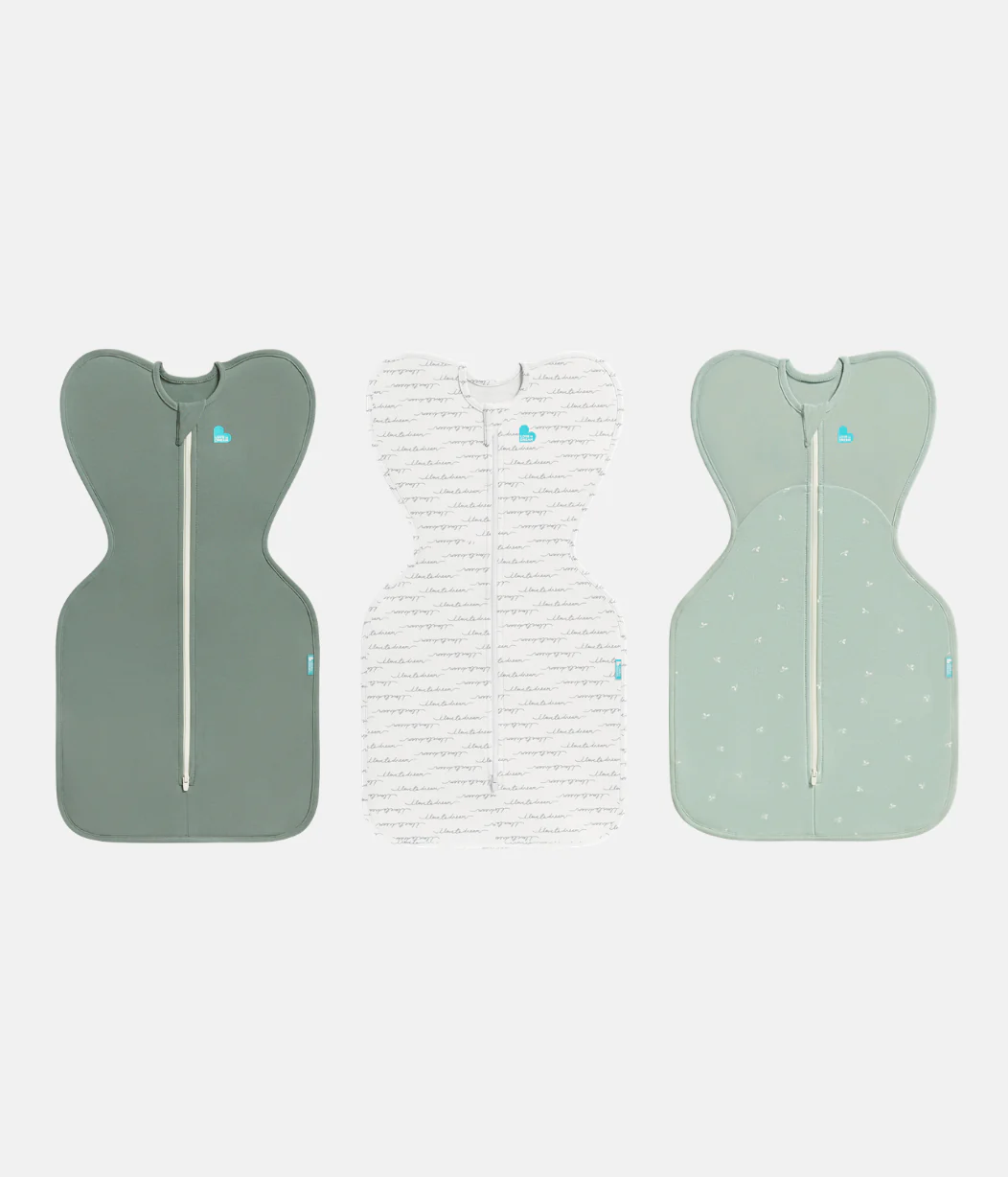 Swaddle Up Starter Bundle | 1.0 | 1.5 TOG | Deep Olive | White Dreamer | Olive Twigs