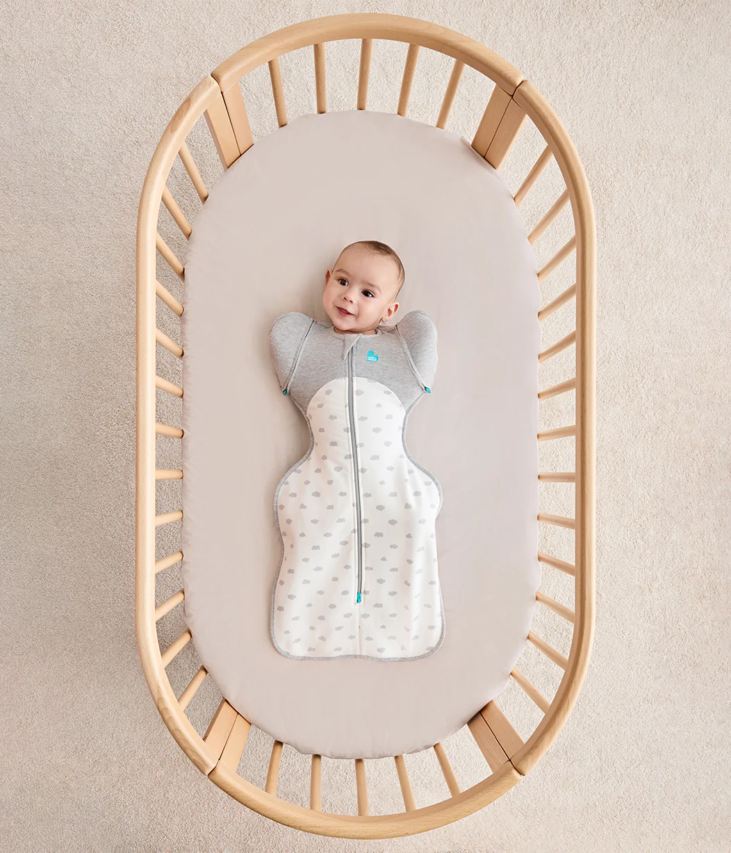 Swaddle Up™ 2-in-1 Transition Bag 1.5 TOG Cotton White Mini Cloud - Image 4