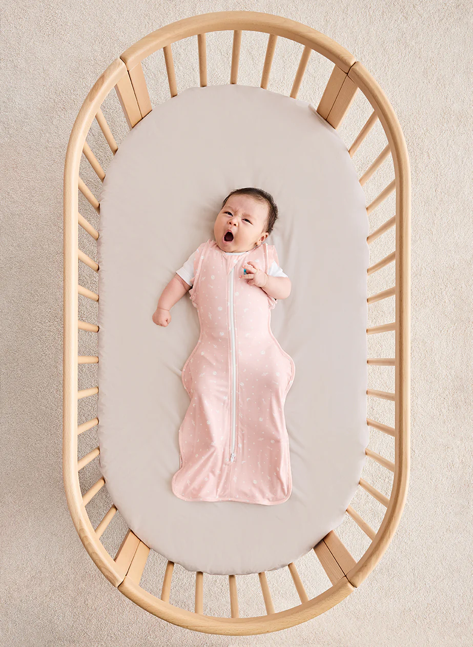 Swaddle Up™ 2-in-1 Transition Bag 1.0 TOG Viscose from Bamboo Pink Time and Space - Image 4