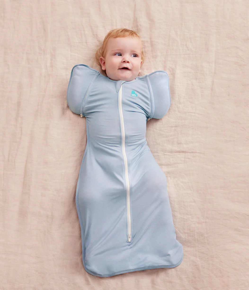 Swaddle Up™ 2-in-1 Transition Bag 0.2 TOG Cotton Soft Blue
