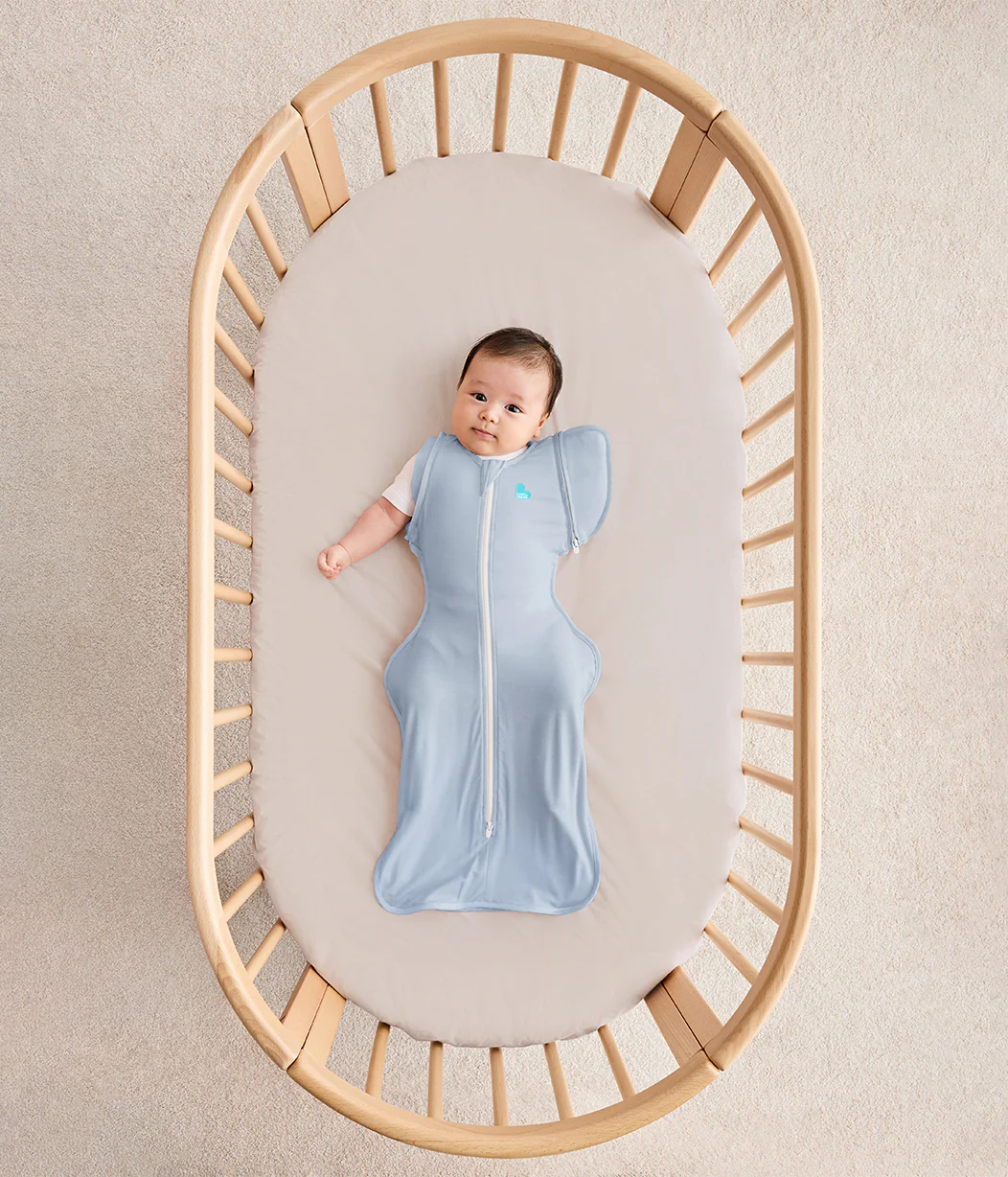 Swaddle Up™ 2-in-1 Transition Bag 0.2 TOG Cotton Soft Blue - Image 5