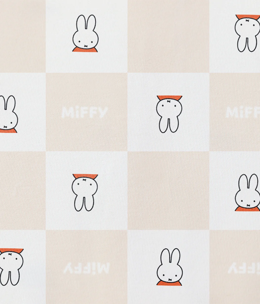 Swaddle Up™ 2-in-1 Transition Bag 1.0 TOG Cotton Birch Miffy Checker - Image 4