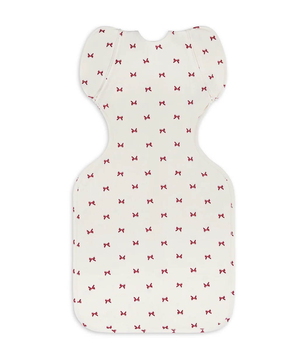 Swaddle Up™ 2-in-1 Transition Bag 1.0 TOG Cotton Cream Bows - Image 3