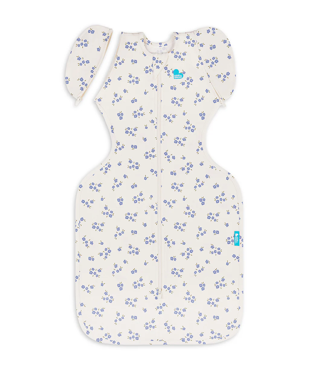 Swaddle Up™ 2-in-1 Transition Bag 1.0 TOG Cotton Jacaranda Meadow - Image 2