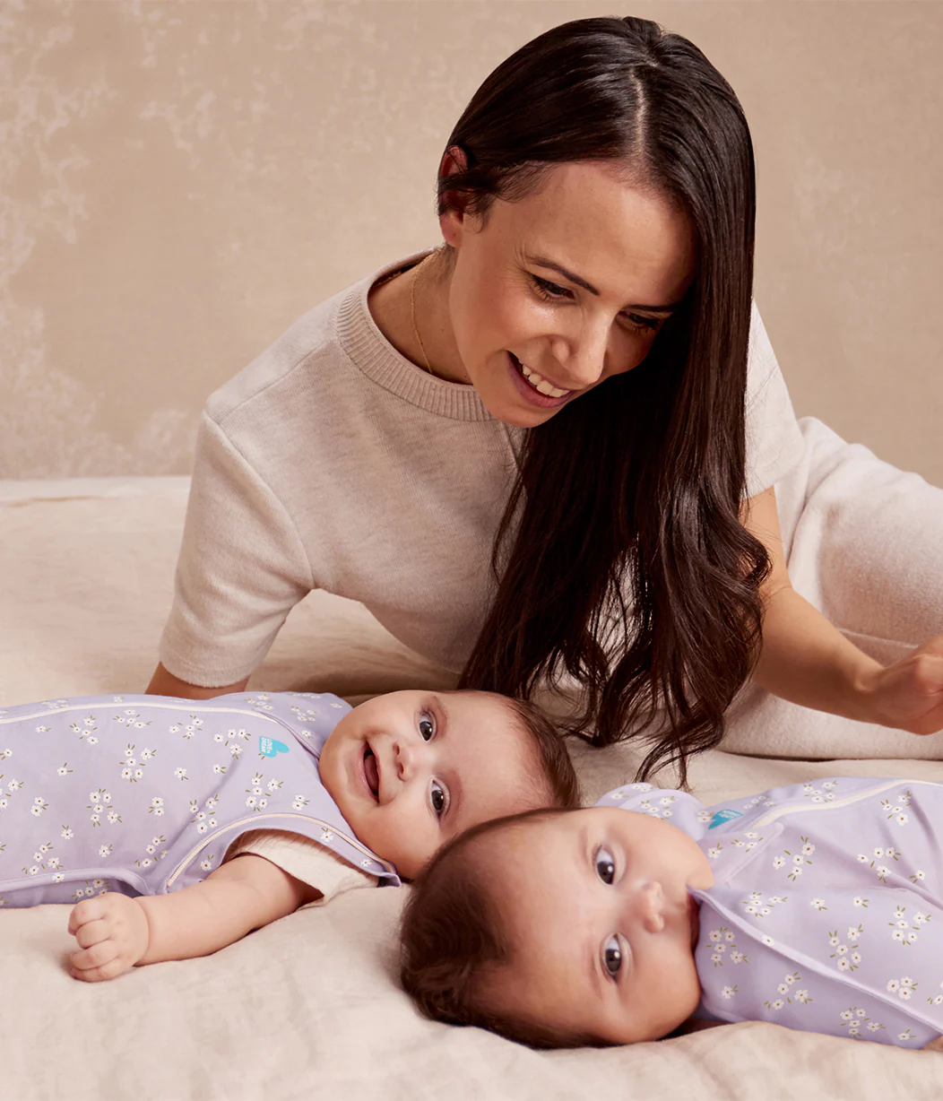 Swaddle Up™ 2-in-1 Transition Bag 1.0 TOG Cotton Lilac Meadow - Image 7
