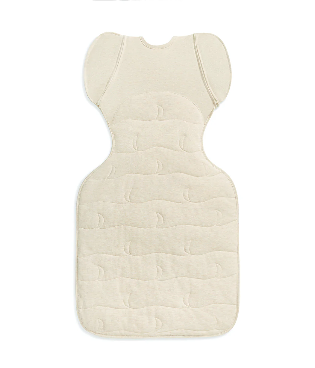 Swaddle Up™ 2-in-1 Transition Bag 3.5 TOG Cotton Oatmeal Moon Quilting - Image 3