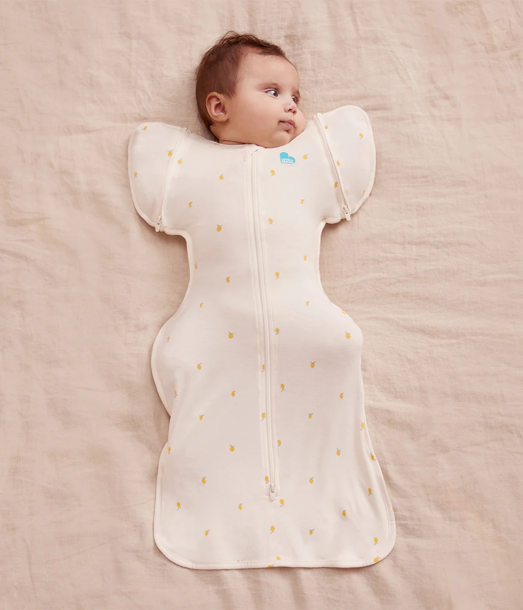 Swaddle Up™ 2-in-1 Transition Bag 1.0 TOG Viscose from Bamboo Cream Lemons - Image 5