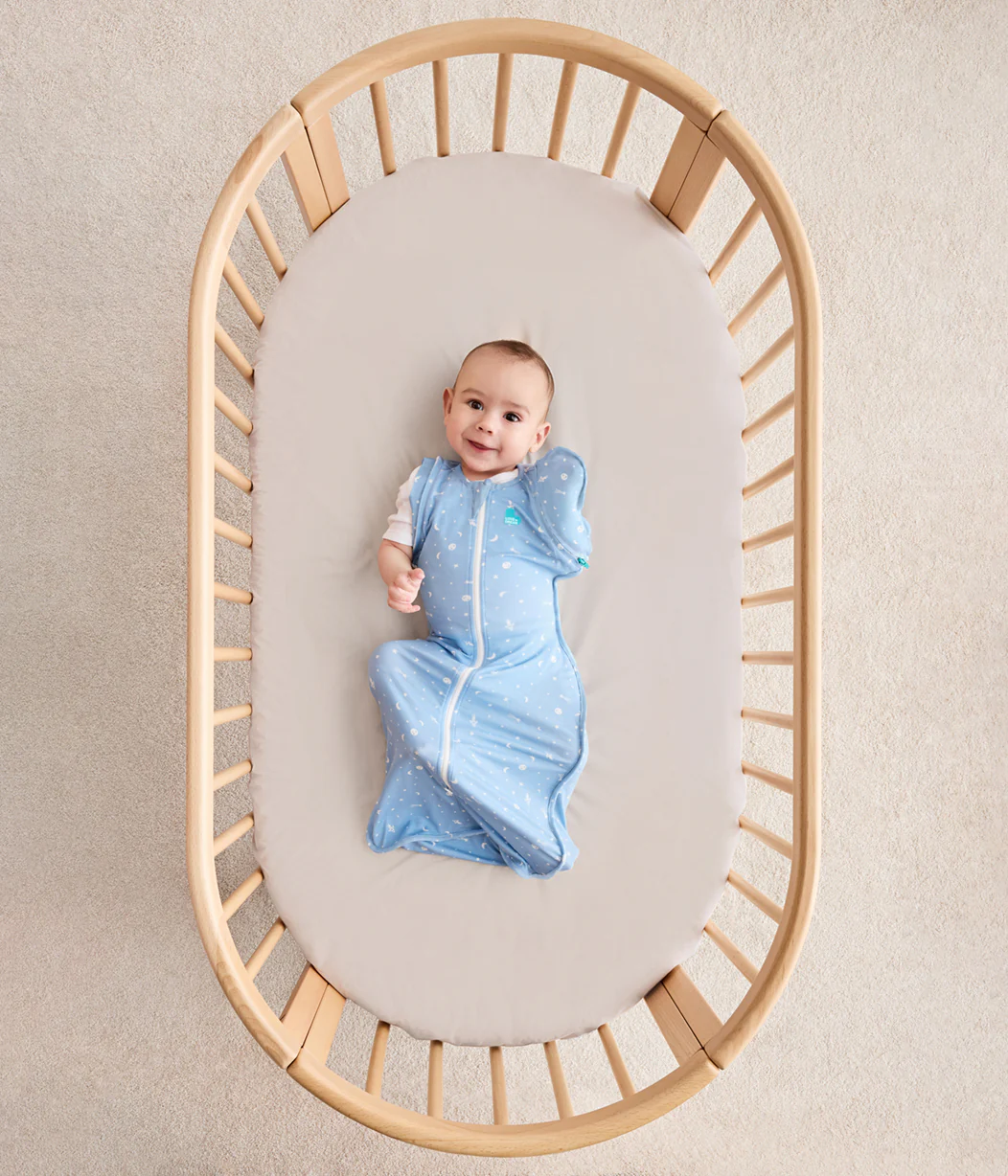 Swaddle Up™ 2-in-1 Transition Bag 1.0 TOG Viscose from Bamboo Light Blue Time and Space - Image 4