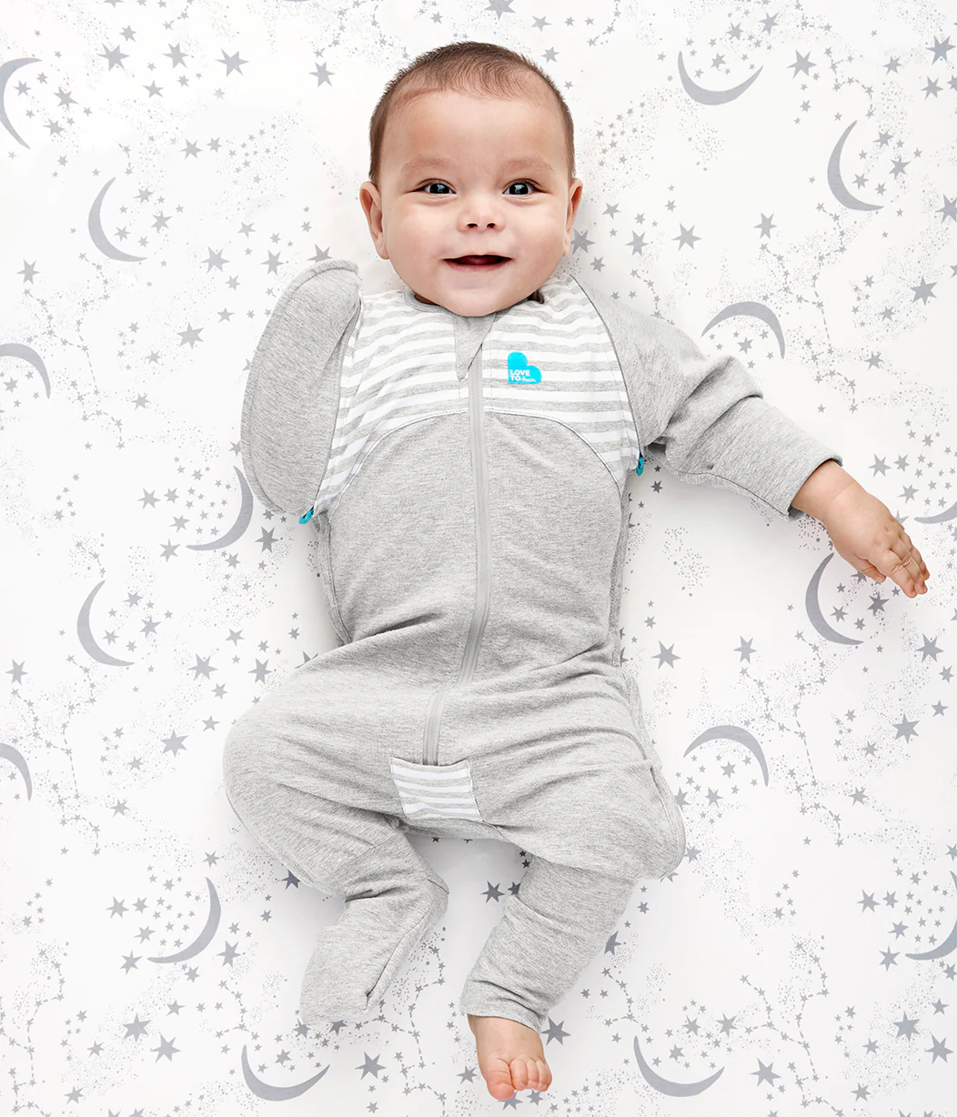 Swaddle Up™ 2-in-1 Transition Suit 1.0 TOG Cotton Gray - Image 3