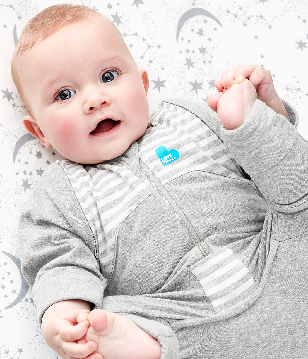 Swaddle Up™ 2-in-1 Transition Suit 1.0 TOG Cotton Gray - Image 4