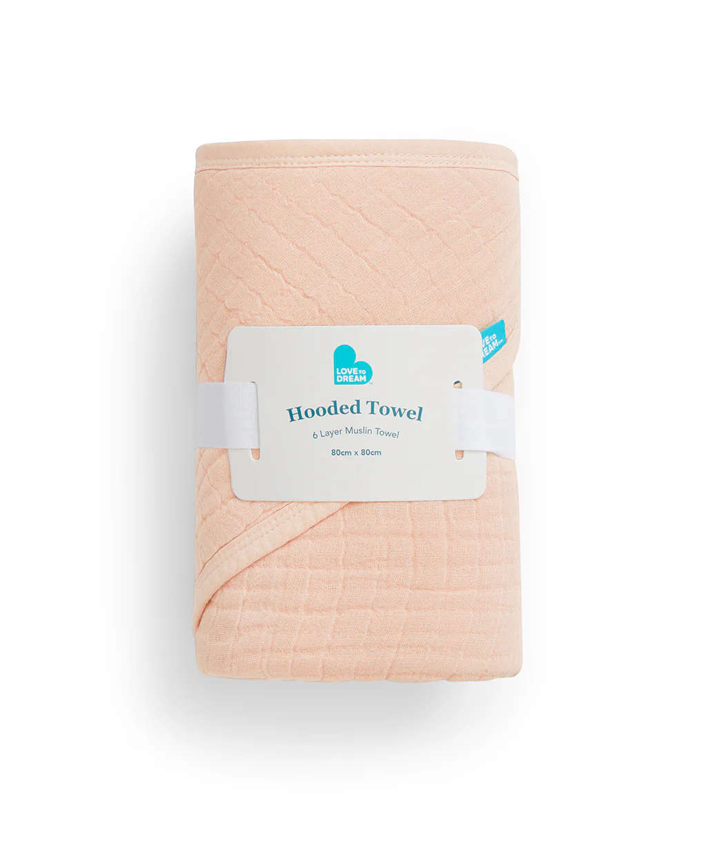 Ultimate Toddler Mattress Gift Bundle | Mattress | Sleep Suit | Towel | Wash Cloth | Burp Cloth | Bib | Blush - Image 10